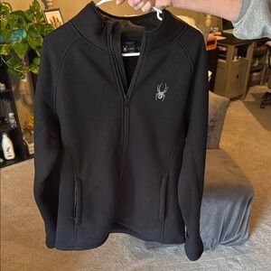 Black Spyder Full-Zip Jacket
